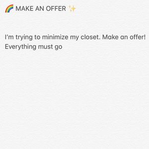 accepting offers